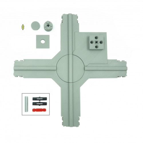 Monorail Cross Switch - White Monorail Cross Switch - White